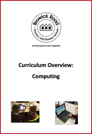 Curriculum Overview Website Computing Updated September 2026 1